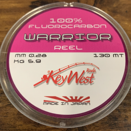 Key West F.C. WARRIOR 0,28mm 5,9kg 130mt FLUOROCARBON 100% Made in Japan